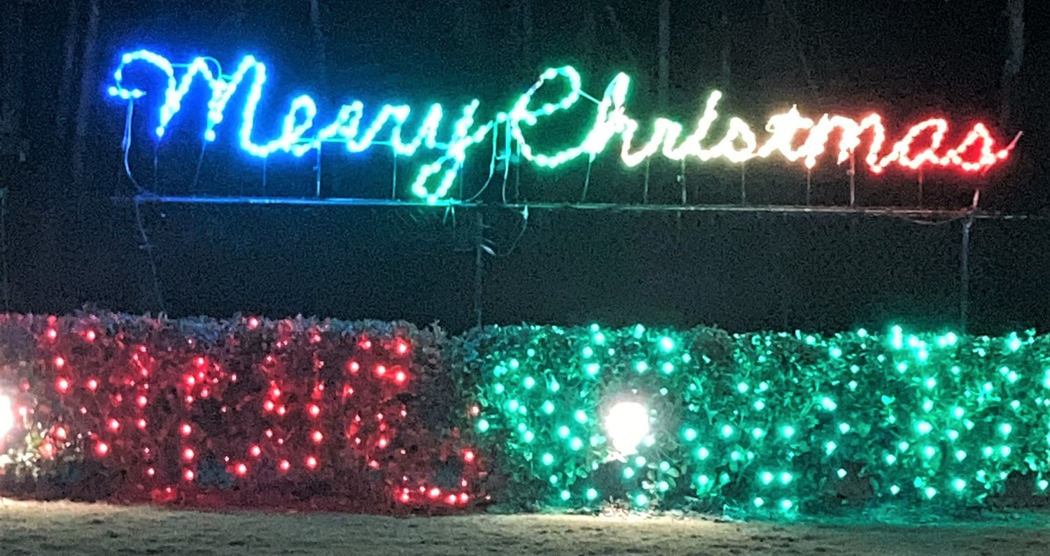 Bright lights give Nocatee a festive glow throughout the month of December.